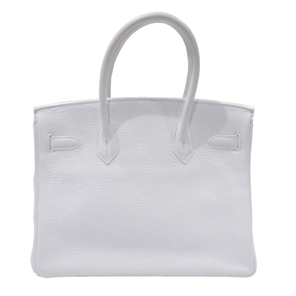 HERMES Hermes Birkin 30 Handbag Blanc/Silver hardware Togo □I stamp D7 Women'... - Picture 2 of 16